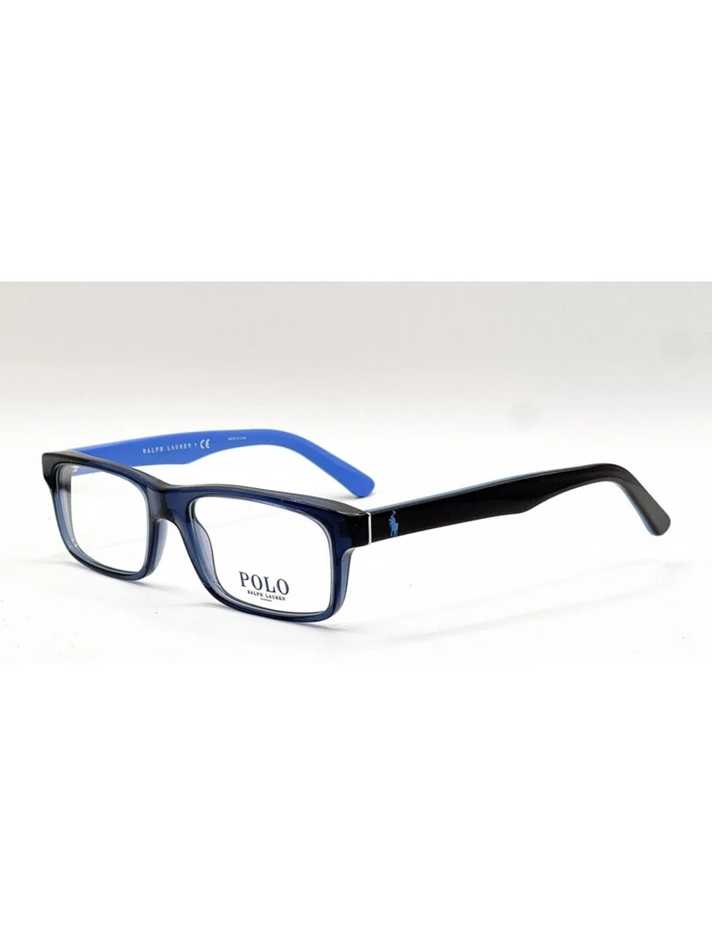 Polo Ralph Lauren 2140 5563 Transparent Blue Authentic Eyeglass Frames 54-18